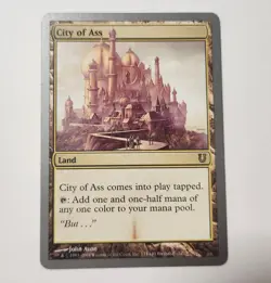 City of Ass Unhinged Magic The Gathering MTG Card - Image 1