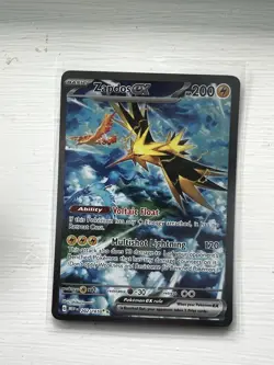 Pokemon TCG Zapdos EX Scarlet & Violet 151 Card Sir NM/M Condition - Image 1