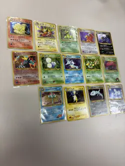 Japanese Retro Pokemon Lot - 198 Cards - 28 Rares With 14 Holos. - Image 2