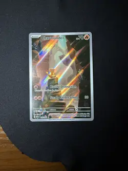 Charmander 168/165 Holo Rare Secret Full Art Pokemon Card 2023 NM - Image 1