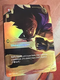 Riftbound TCG League Of Legends Origins Epic Sett Showstopper 270/298 NM Card - Image 1