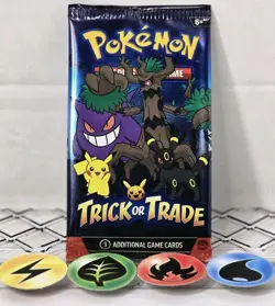 Pokemon TCG Trick Or Trade Booster Pack (3 Cards) 2024 - Image 3