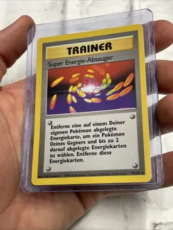 Pokemon TCG Super Energy Removal Base Set 79/102 Unlimited Rare GERMAN NM Card - Image 2