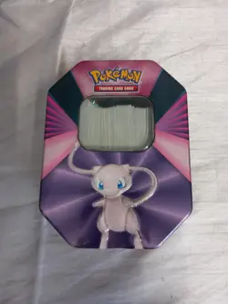 Pokemon Tin With Cards + Tokens/Disks - See pics. - Image 1