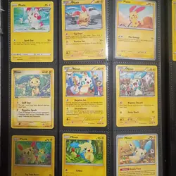 pokemon cards plusle minun x9 cards ⚡⚡ ➕➖ Collection. - Image 1