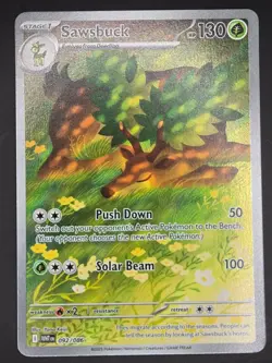 Sawsbuck 092/086 - White Flare - Illustration Rare Pokemon Card - NM - Image 1
