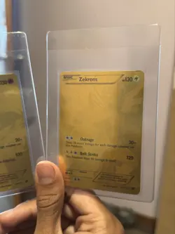 Pokemon Zekrom 114/115 Reshiram 113/114 Secret Legendary Treasures Holo Card Set - Image 3