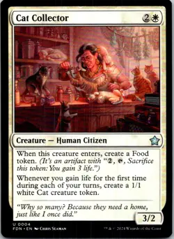 Cat Collector 4 U Foundations NM MTG - Image 1