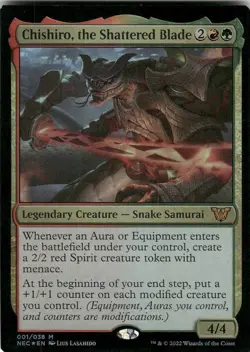 Chishiro, the Shattered Blade 2022 MTG #1 Neon Dynasty Commander - Image 1