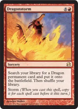 MTG Dragonstorm, Modern Masters, Heavily Played, English - Image 1