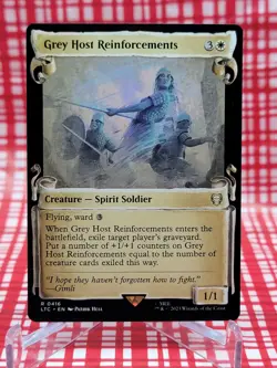 Grey Host Reinforcements 416 - SHOWCASE SCROLL MTG Commander - LOTR - NM+ - Image 1