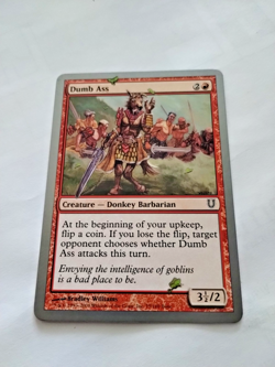 MTG Dumb Ass Unhinged Regular Common - Uncirculated - Image 2