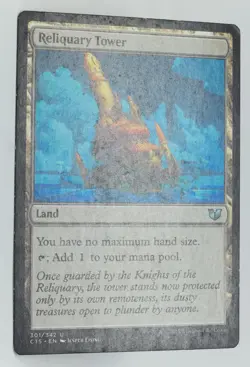 Magic the Gathering Commander 2015 #301 Reliquary Tower - Image 5
