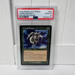 2022 MTG Magic the Gathering 30th Anniversary Rare #204 Living Artifact PSA 10 - Image 1
