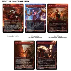 MTG Secret Lair Playstation Foil PRESALE God of War: Greek - Image 1