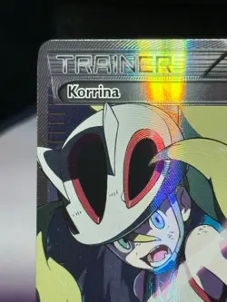 Pokemon Trainer Korrina Full Art 111/111 XY LP/MP - Image 2