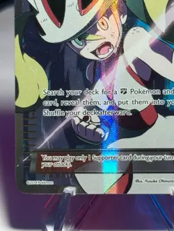 Pokemon Trainer Korrina Full Art 111/111 XY LP/MP - Image 5