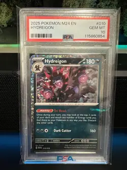 McDonald's 2025 Pokemon M24 en Collection #010 Hydreigon PSA 10 - Image 1