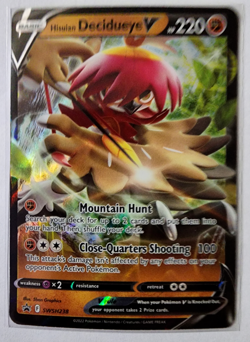 Pokemon - Hisuian Decidueye V - SWSH238 - Sword & Shield Promo - Rare Holo - Image 1