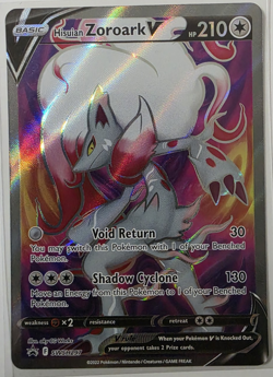 Pokemon Hisuian Zoroark V - SWSH297 - SWSH Black Star Promos NM-Mint SWSH Black - Image 1