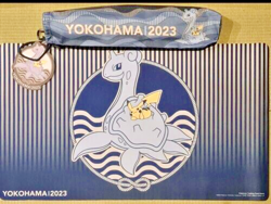 Pokemon World Championships 2023 Yokohama Playmat Mat Lapras Pikachu 60×35.5cm - Image 2