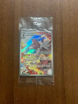 Pokemon TCG Indonesia Language Lycanroc AR IR Collector Set Stamp 130/SV-P - Image 1