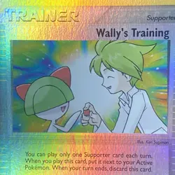 Wally’s Training 89/100 - EX Sandstorm Reverse Holo Trainer Pokemon - Image 3