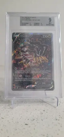 Pokemon TCG Giratina V 186/196 BGS Grade 9 Beckett Mint Lost Origin Alt Art 2022 - Image 1