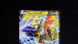 2020 Pokemon - Tapu Koko V 072/202 Sword & Shield Full Art Holo NM - Image 2