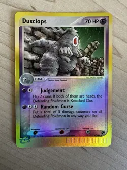 Pokemon TCG Dusclops EX Sandstorm 4/100 Reverse Holo Rare MP - Image 1