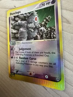 Pokemon TCG Dusclops EX Sandstorm 4/100 Reverse Holo Rare MP - Image 3