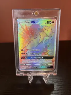 Pokemon - Entei GX (Secret) - 74/73 - Shining Legends - Holo - Secret Rare LP - Image 1