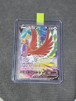 Pokemon Silver Tempest "Ho-Oh V" 187/195 / Ultra Rare / Near Mint - Image 3