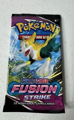 2021 Pokemon TCG 'Sword & Shield' Fusion Strike FACTORY SEALED Pk, Booster of 10 - Image 1