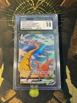Pokemon Japanese Centiskorch VMAX 219/184 VMAX Climax CSR CGC 10 - Image 1