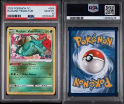POKEMON 2022 GO RADIANT VENUSAUR 004/078 PSA 10 - Image 3