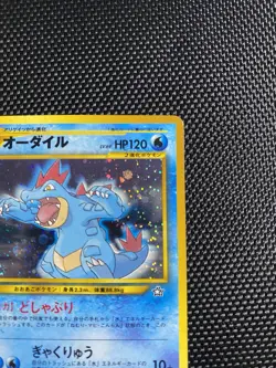 Feraligatr 160 Swirl Pokemon TCG Neo Genesis Holo Rare Japanese Edition MP - Image 4