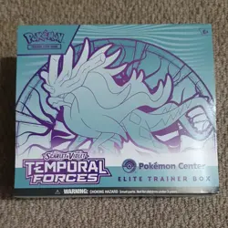 Pokemon TCG Temporal Forces Pokemon Center Elite Trainer Box ETB Walking Wake - Image 1