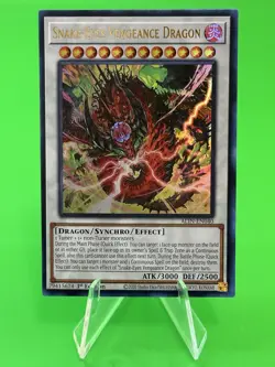 Yu-Gi-Oh Alliance Insight Snake-Eyes Vengeance Dragon Ultra Rare ALIN-EN040 NM!! - Image 1