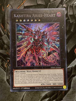Yu-Gi-Oh! 2022 Kashtira Arise-Heart PHHY-EN046 Secret Rare 1st Ed NM - Image 1