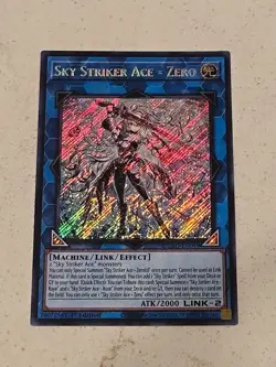 Yugioh Sky Striker Ace = Zero DUAD-EN049 1st Edition Secret Rare - Image 1