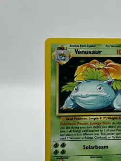 Pokemon TCG Venusaur Base Set Holo Unlimited Rare Card 15/102 NM - Image 4