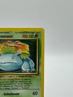 Pokemon TCG Venusaur Base Set Holo Unlimited Rare Card 15/102 NM - Image 5