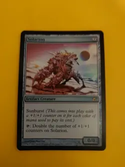 Solarion. Rare Artifact creature Fifth Dawn. FOIL. MTG Card. - Image 1