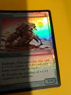 Solarion. Rare Artifact creature Fifth Dawn. FOIL. MTG Card. - Image 3