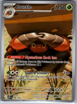 Crustle 186/182 SV10: Destined Rivals - Pokemon Card - NM - Image 1