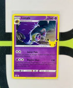Lunala 015/025 - Celebrations - Holo Pokemon Card - Near Mint (NM) - Image 1