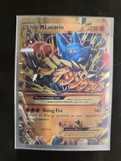 M Lucario EX (Secret) 113/111 XY-Furious Fists Holo Pokemon Card - Image 1