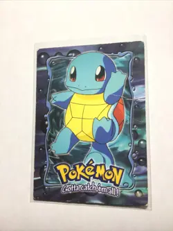 SQUIRTLE - # 07 - TOPPS SERIES - E7 OF 12 - BLUE LOGO - Pokemon Card - HP - Image 1
