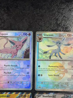 Pokemon Espeon - Glaceon - Snorlax Ex - Zapdos Ex Cards (Set of 4) - Image 3